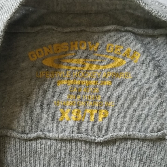 Gongshow hockey player fan gear graphic tee WM XS - Picture 4 of 6